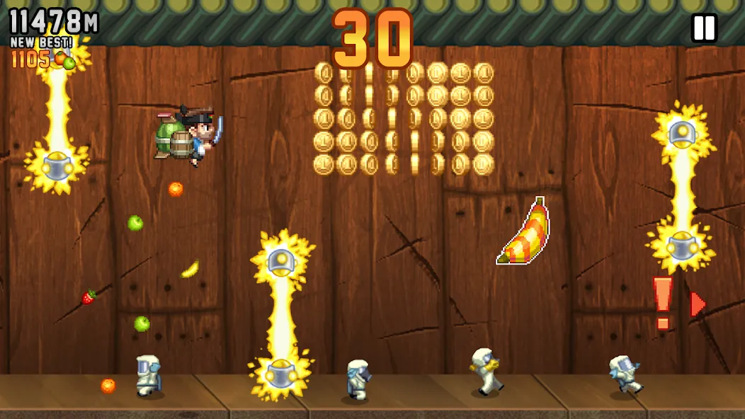 Jetpack Joyride (Джетпак Джойрайд)  [МОД Mega Pack] Screenshot 5