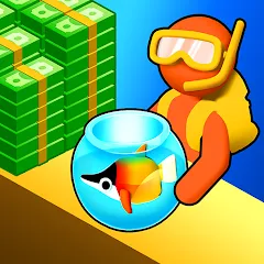 Скачать взломанную Aquarium Land - Fishbowl World (Аквариум Лэнд)  [МОД Много денег] - последняя версия apk на Андроид