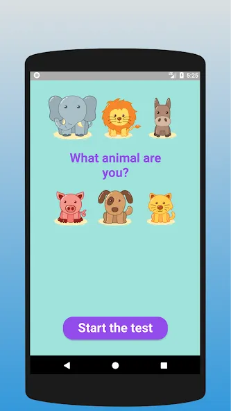 What animal are you? Test  [МОД Unlimited Money] Screenshot 1