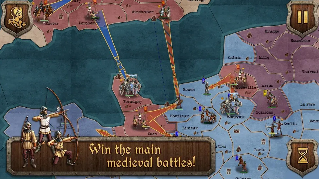 S&T: Medieval Wars  [МОД Бесконечные монеты] Screenshot 1