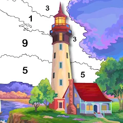 Скачать взломанную Hey Color Paint by Number Art  [МОД Все открыто] - стабильная версия apk на Андроид