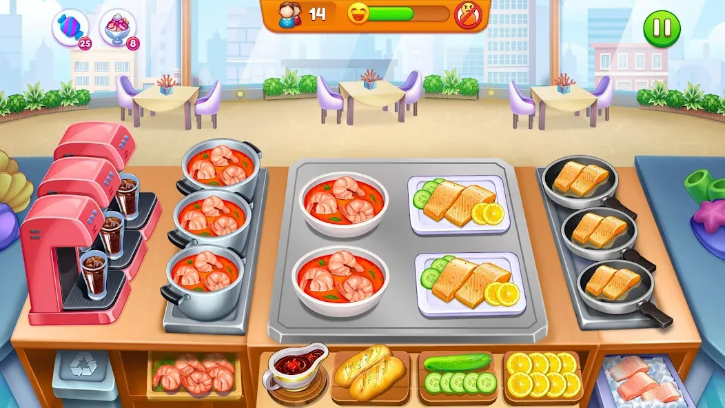 Cooking Restaurant Food Games  [МОД Mega Pack] Screenshot 1