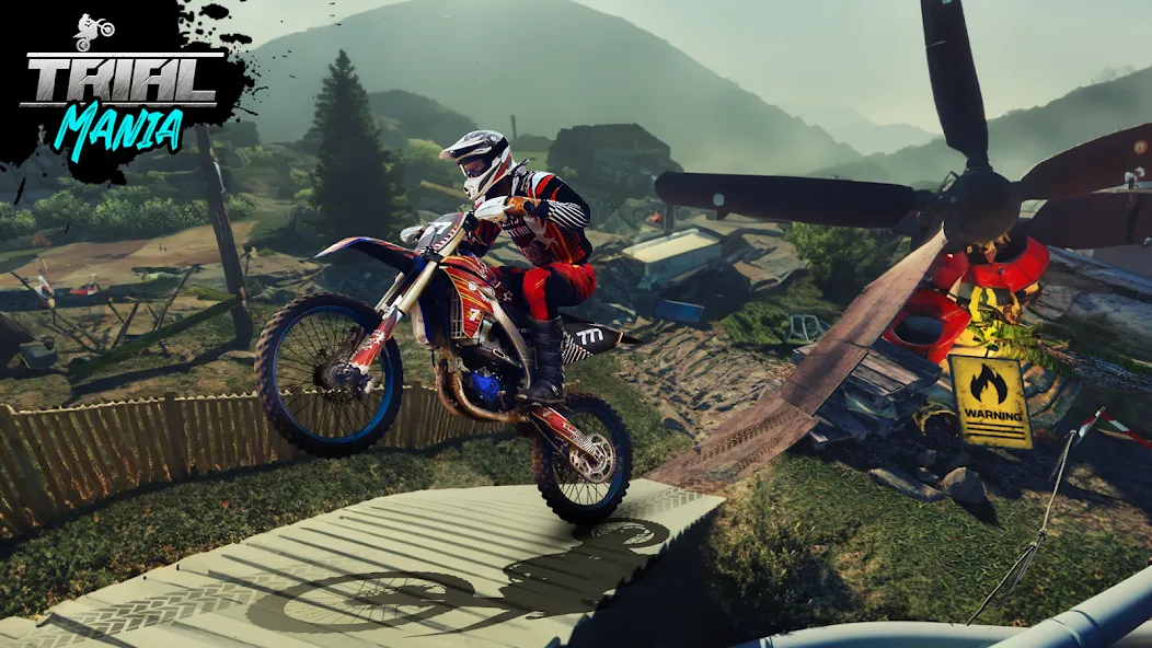 Trial Mania: Dirt Bike Games (Трайал Мания)  [МОД Все открыто] Screenshot 1