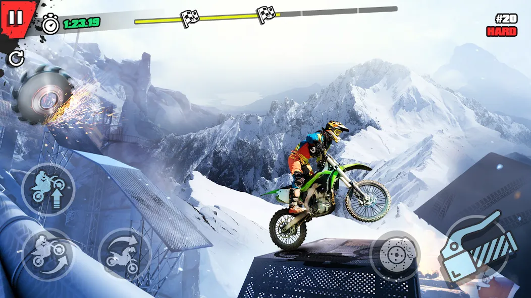 Trial Mania: Dirt Bike Games (Трайал Мания)  [МОД Все открыто] Screenshot 3