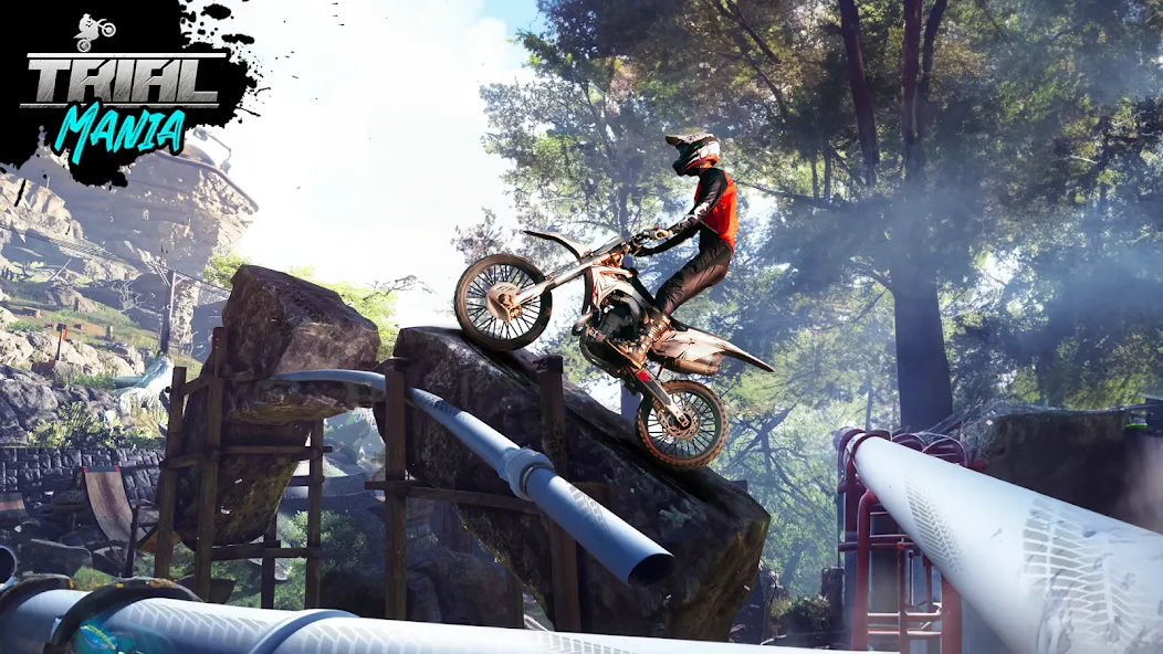 Trial Mania: Dirt Bike Games (Трайал Мания)  [МОД Все открыто] Screenshot 5