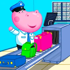 Скачать взлом Hippo: Airport Profession Game  [МОД Много монет] - полная версия apk на Андроид