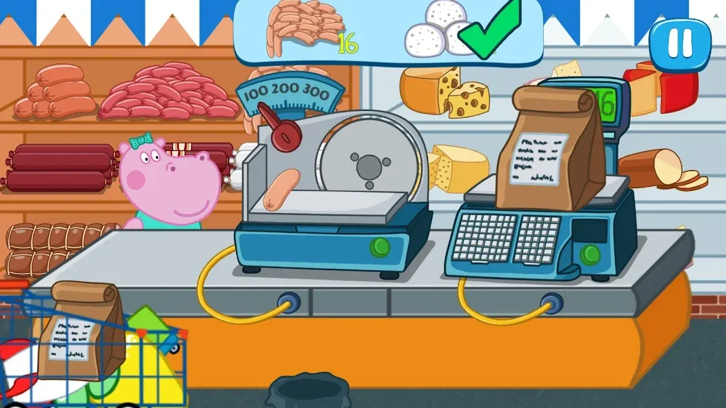 Kids Supermarket: Shopping  [МОД Много денег] Screenshot 4