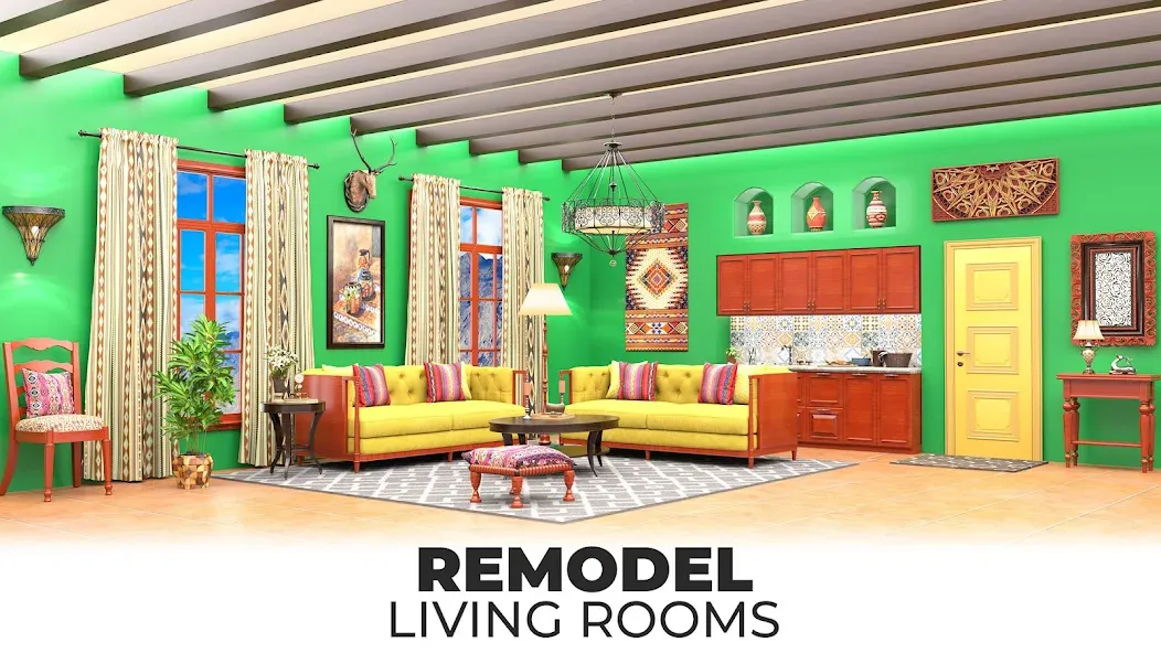 My Home Makeover: House Design  [МОД Unlocked] Screenshot 3