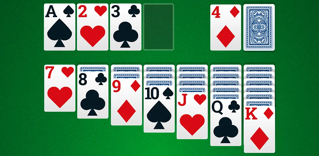 Classic Solitaire - Klondike (Солитер Клондайк Классик)  [МОД Все открыто] Screenshot 1