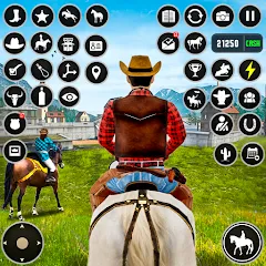 Скачать взлом Horse Riding Rivals Horse Race (ХорсРайдинг Ривалс Лошадиные скачки)  [МОД Unlocked] - последняя версия apk на Андроид