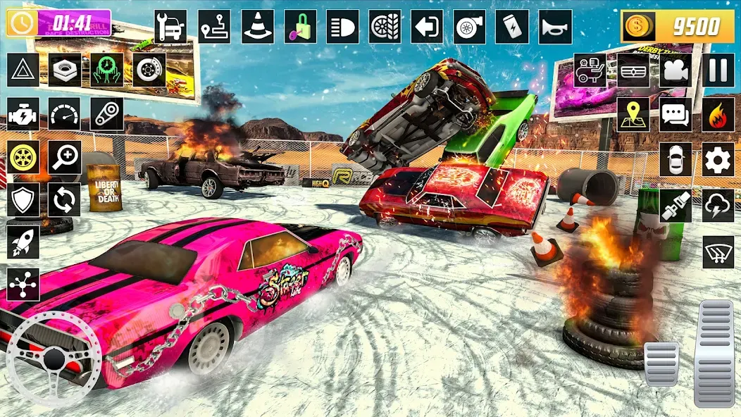 X Demolition Derby : Car Games  [МОД Все открыто] Screenshot 4