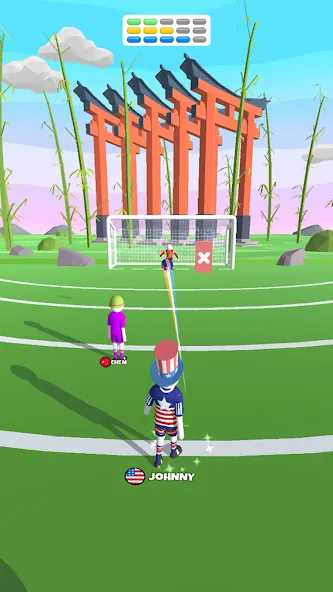 Goal Party - Soccer Freekick (Гоал Парти)  [МОД Меню] Screenshot 4