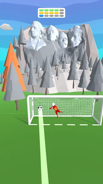 Goal Party - Soccer Freekick (Гоал Парти)  [МОД Меню] Screenshot 5