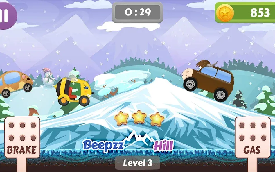 Car Racing game for toddlers  [МОД Mega Pack] Screenshot 5