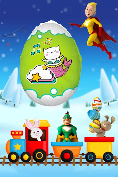 Surprise Eggs - Toddler games  [МОД Unlimited Money] Screenshot 4