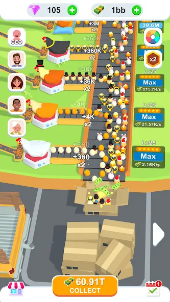 Idle Egg Factory  [МОД Menu] Screenshot 2