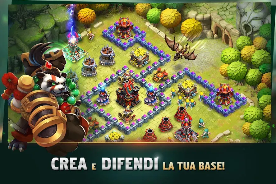 Clash of Lords 2: Italiano (Клэш оф Лордс 2)  [МОД Бесконечные монеты] Screenshot 1