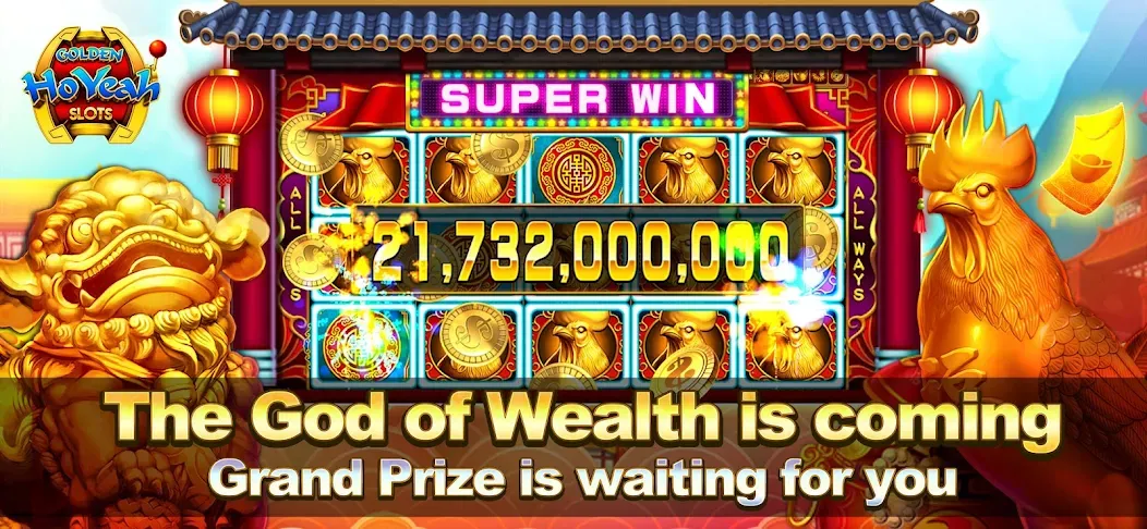 Golden HoYeah- Casino Slots (Голден ХоЯй)  [МОД Много денег] Screenshot 1