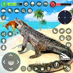 Скачать взломанную Crocodile Games: Animal Games  [МОД Mega Pack] - последняя версия apk на Андроид