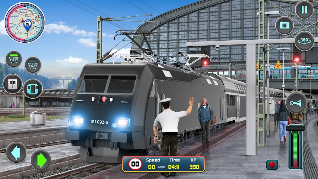 City Train Driver- Train Games  [МОД Mega Pack] Screenshot 1