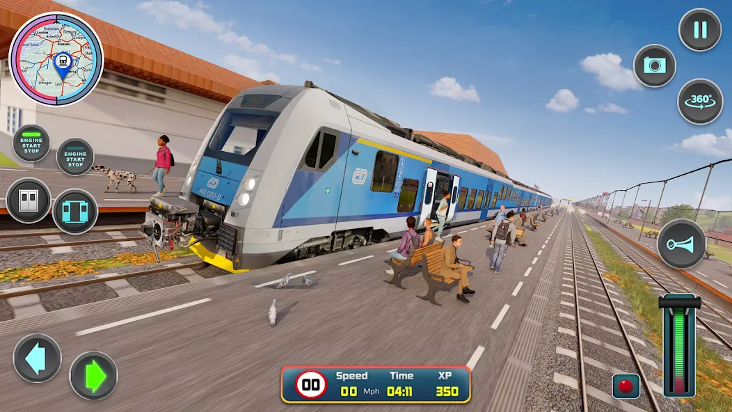 City Train Driver- Train Games  [МОД Mega Pack] Screenshot 5