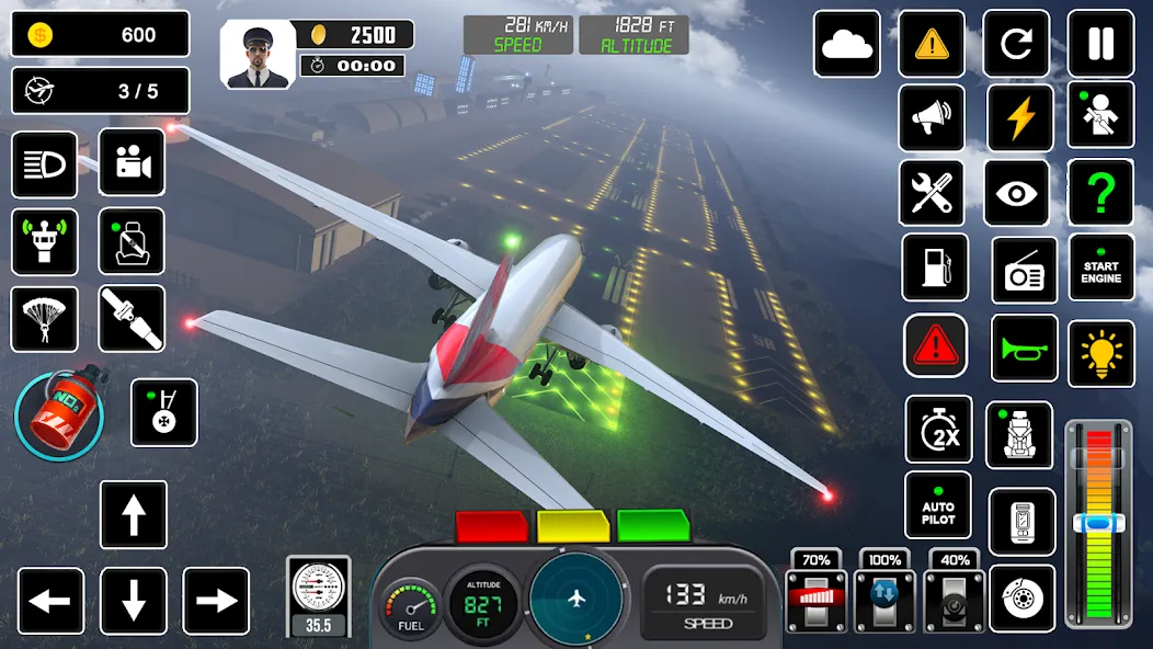 Pilot Flight Simulator Games  [МОД Все открыто] Screenshot 3