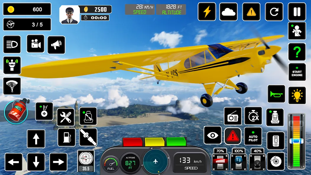 Pilot Flight Simulator Games  [МОД Все открыто] Screenshot 5