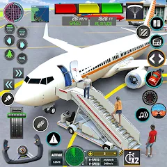 Взлом Pilot Flight Simulator Games  [МОД Все открыто] - последняя версия apk на Андроид