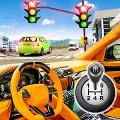 Скачать взлом Modern Car Driving School Game  [МОД Все открыто] - стабильная версия apk на Андроид