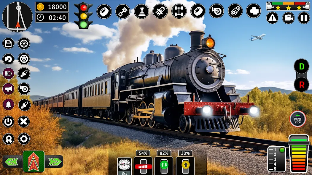 City Train Games Driver Sim 3D  [МОД Бесконечные деньги] Screenshot 3