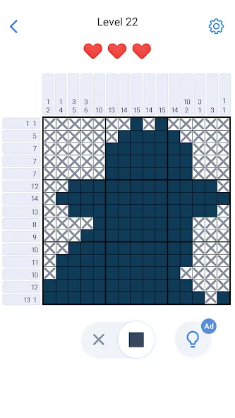 Pixel Art: Logic Nonogram (Пиксельное искусство головоломка)  [МОД Много денег] Screenshot 2