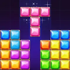 Скачать взломанную Block Puzzle - Gem Block (Блокпазл блокголоволомка)  [МОД Mega Pack] - последняя версия apk на Андроид