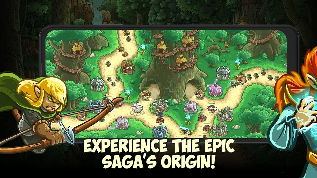 Kingdom Rush Origins TD (Кингдом Раш Ориджинс)  [МОД Unlocked] Screenshot 1