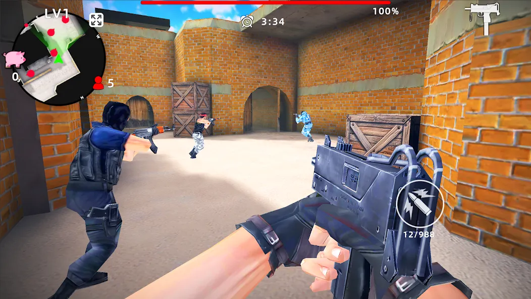 Gun Strike: FPS Shooter Game (Каунтер Атак)  [МОД Unlocked] Screenshot 3