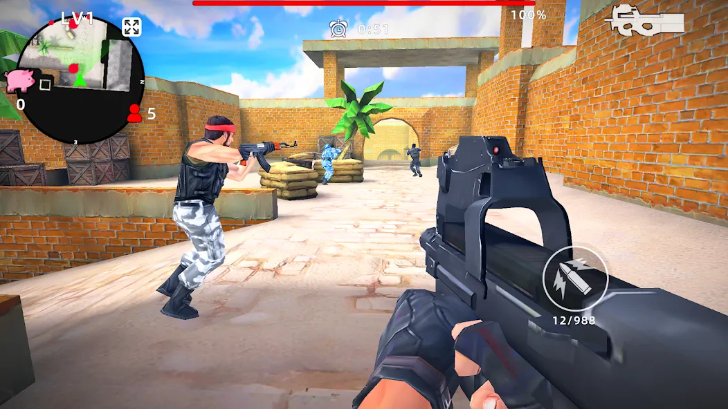 Gun Strike: FPS Shooter Game (Каунтер Атак)  [МОД Unlocked] Screenshot 4