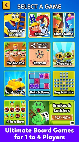 Family Board Games Offline  [МОД Много монет] Screenshot 1