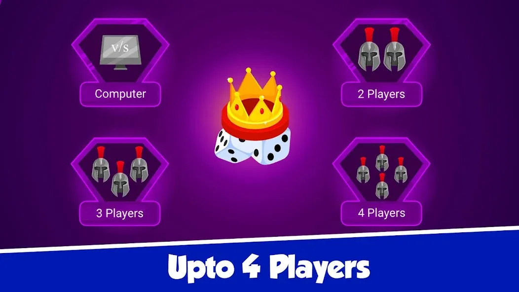 Ludo Offline Dice Board Game  [МОД Unlocked] Screenshot 5