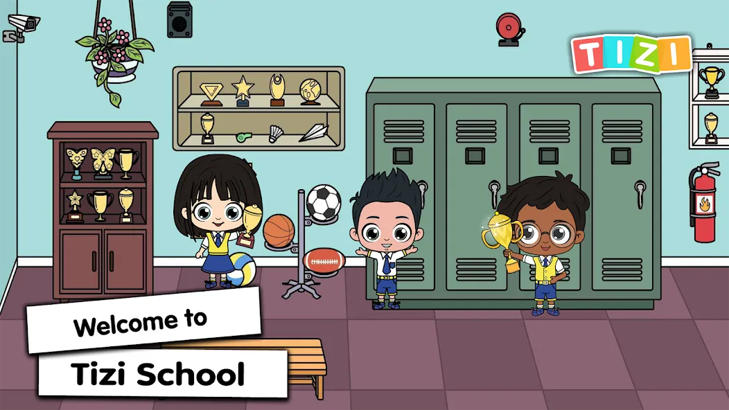 Tizi Town - My School Games  [МОД Много денег] Screenshot 1