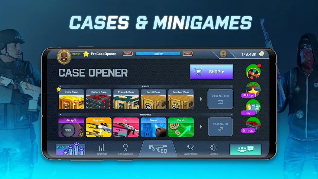 Case Opener - skins simulator (Кейс Опенер)  [МОД Menu] Screenshot 2