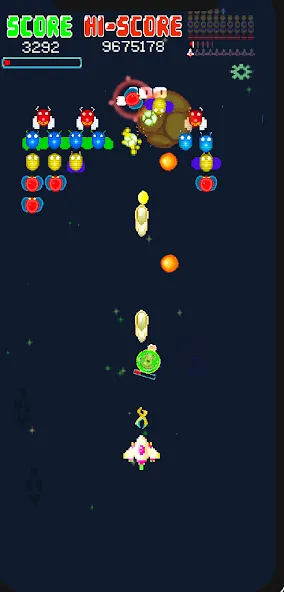 Galaxiga Retro Arcade Action (Галаксига Ретро Аркейд Экшн)  [МОД Бесконечные монеты] Screenshot 3