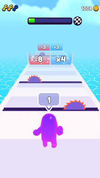 Join Blob Clash 3D: Mob Runner (Джойн Блоб Клаш 3D)  [МОД Mega Pack] Screenshot 1