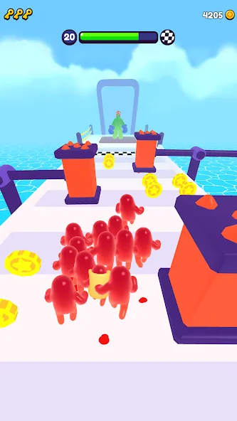 Join Blob Clash 3D: Mob Runner (Джойн Блоб Клаш 3D)  [МОД Mega Pack] Screenshot 4