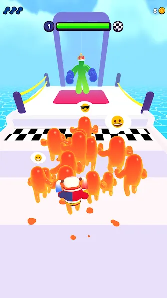 Join Blob Clash 3D: Mob Runner (Джойн Блоб Клаш 3D)  [МОД Mega Pack] Screenshot 5