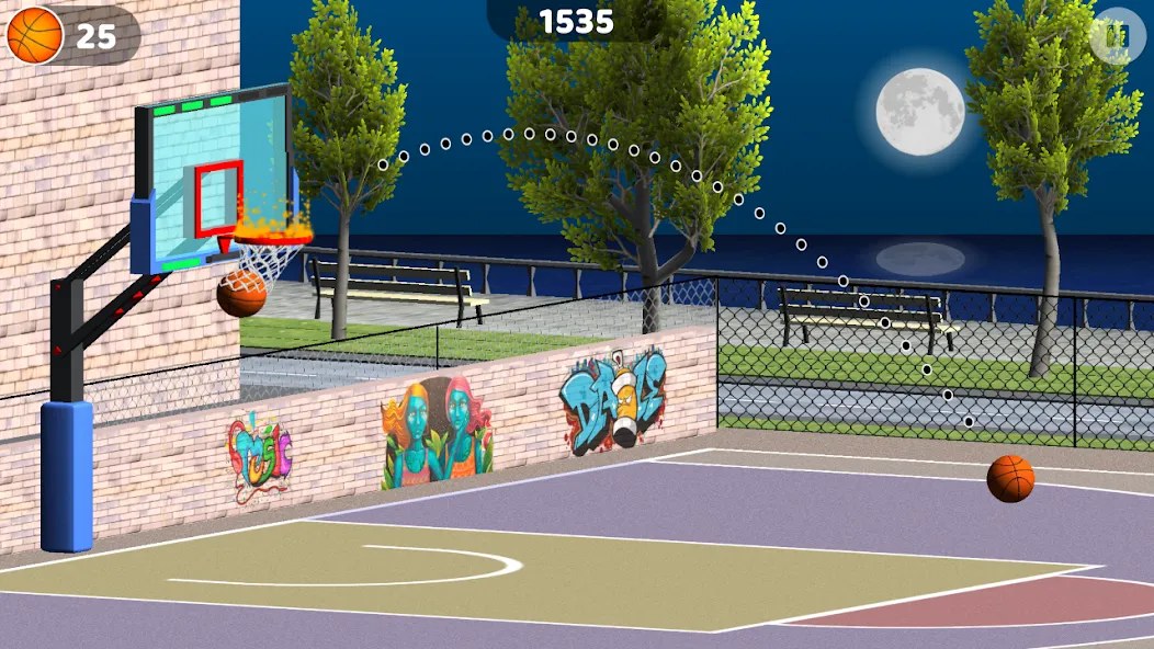 Basketball: Shooting Hoops  [МОД Много денег] Screenshot 1