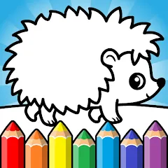 Взлом Easy coloring book for kids  [МОД Unlocked] - полная версия apk на Андроид