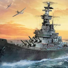 Скачать взломанную WARSHIP BATTLE:3D World War II  [МОД Все открыто] - последняя версия apk на Андроид