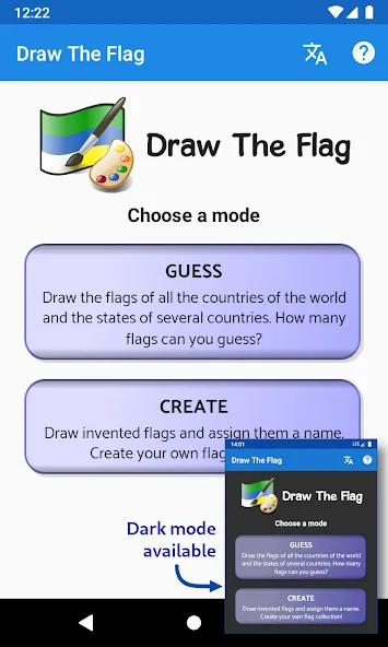 Draw The Flag - Quiz & Maker  [МОД Все открыто] Screenshot 1