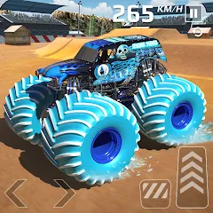 Скачать взломанную Car Games: Monster Truck Stunt (Монстртрак стант)  [МОД Mega Pack] - последняя версия apk на Андроид