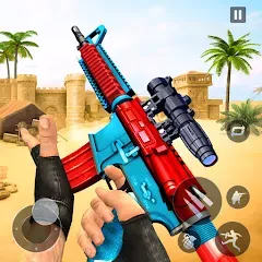 Взломанная Gun Games - FPS Shooting Games (ФПС офлайн игры по стрельбе из пистолета)  [МОД Бесконечные деньги] - полная версия apk на Андроид
