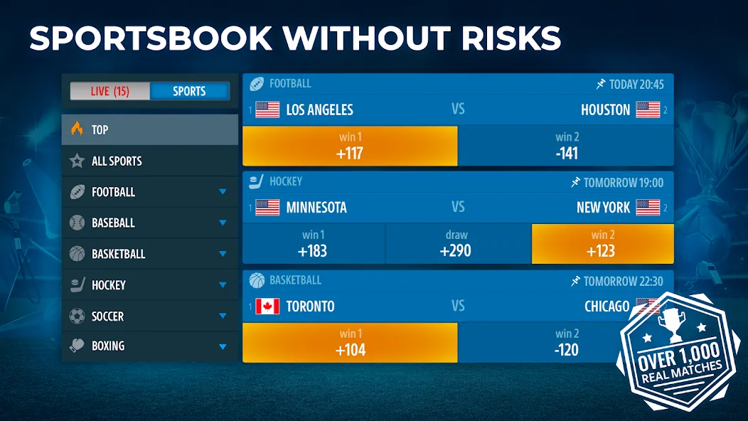 Sportsbook by Pokerist  [МОД Unlimited Money] Screenshot 5